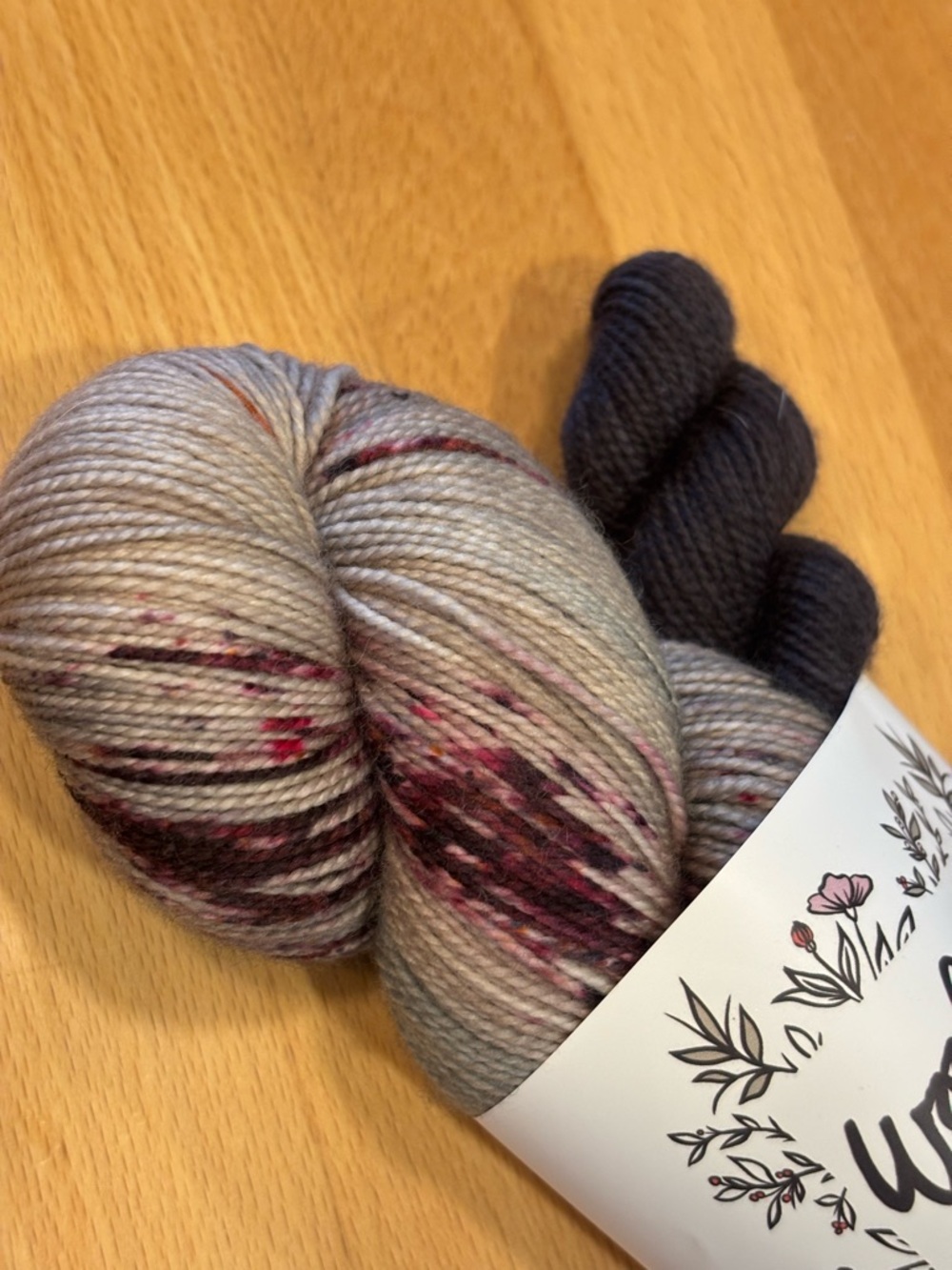 Woolberry Fiber Co. Berry Cozy Sock Set in "Sympathy Butters No Parsnips" - Picture 6 of 6